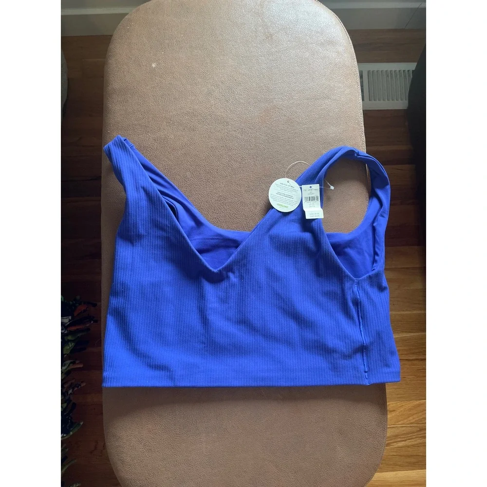 OFFLINE by Aerie Switch Up Bra Royal Blue Ribbed Reversible XL